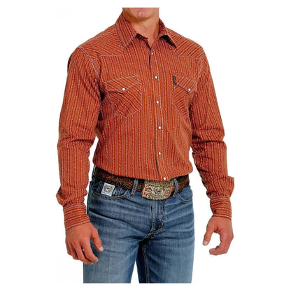 Cinch Men’s Modern Brown Long Sleeve Shirt