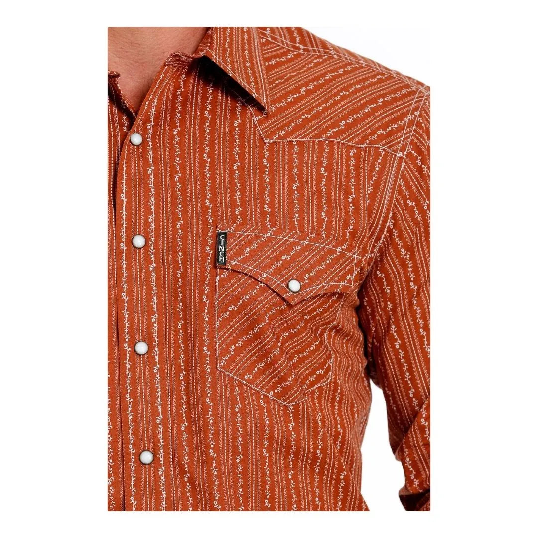 Cinch Men’s Modern Brown Long Sleeve Shirt