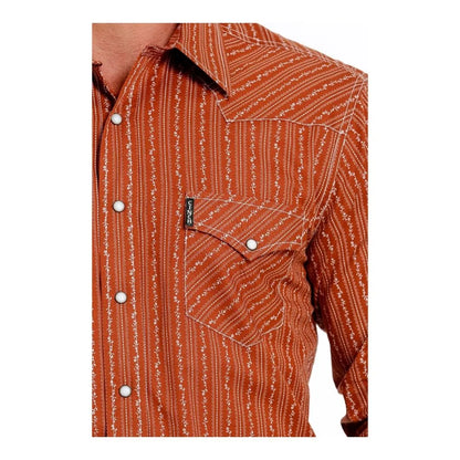 Cinch Men’s Modern Brown Long Sleeve Shirt