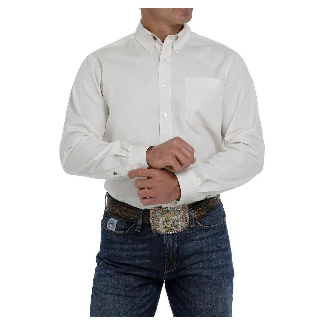 Cinch Men's Modern Fit Button-Down Shirt Solid Colour
