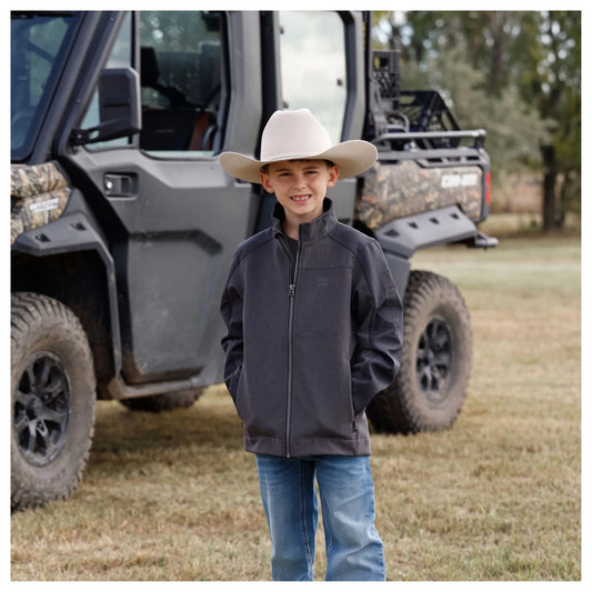 Cinch Youth Boy's Brown Bonded Jacket