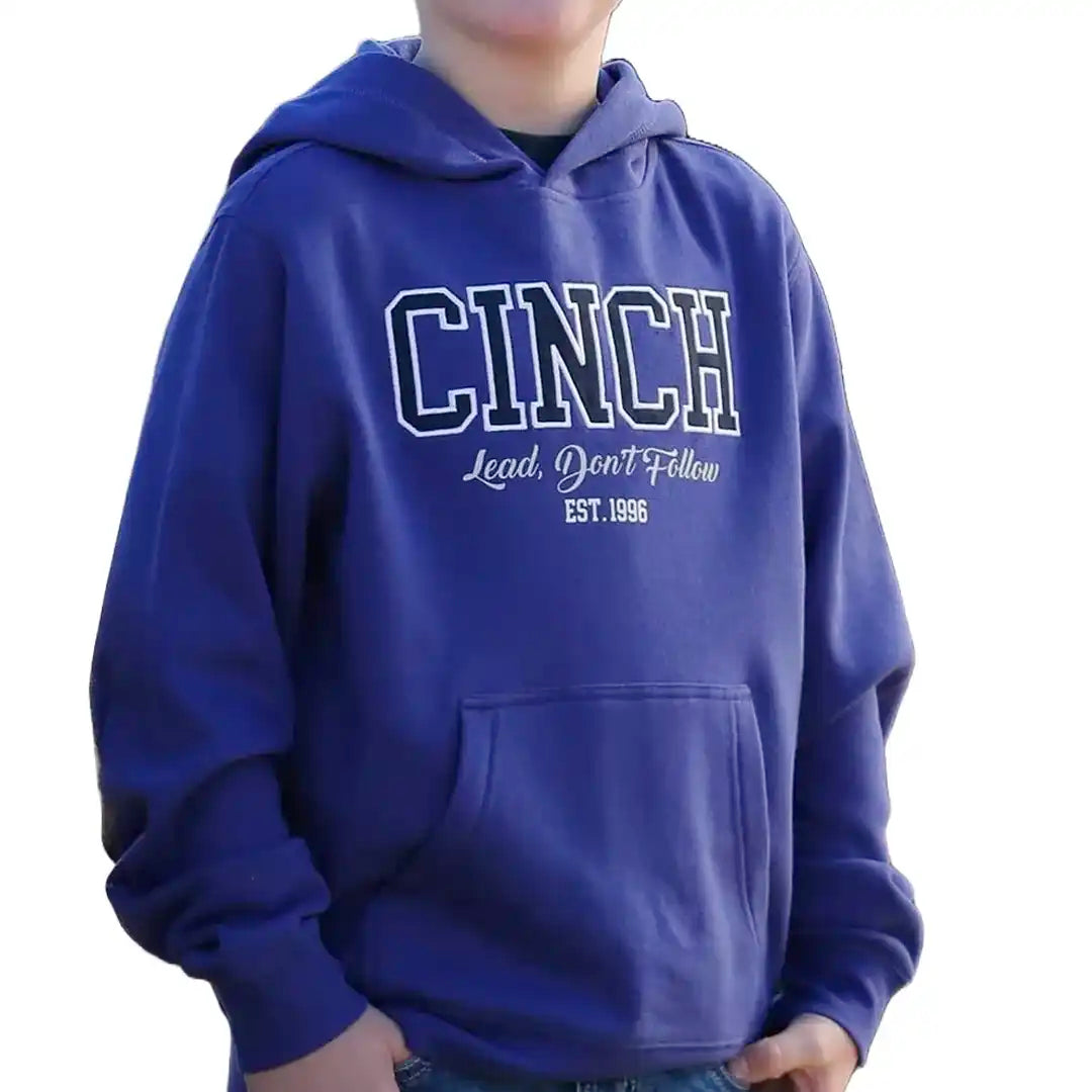 Cinch Men's Lead Don't Follow Hoodie in Purple- CLEARANCE