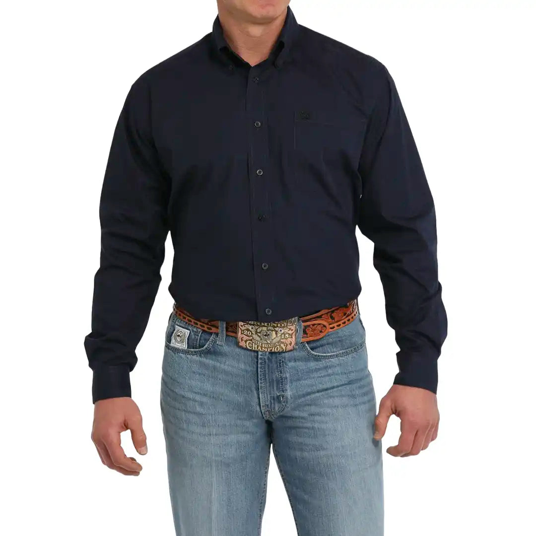 Cinch Men's Cattle Print Button-Down Western Shirt