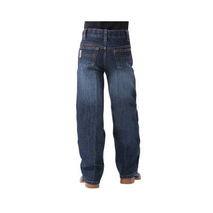 Cinch Boy's White Label Dark Stonewash Bootcut Jean