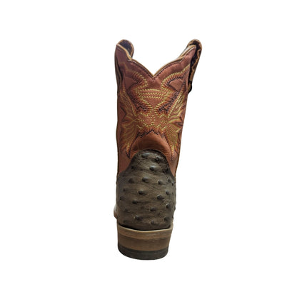 Cinch Kid’s Cowboy Boots Welt Stitched Ostrich Print KCK104