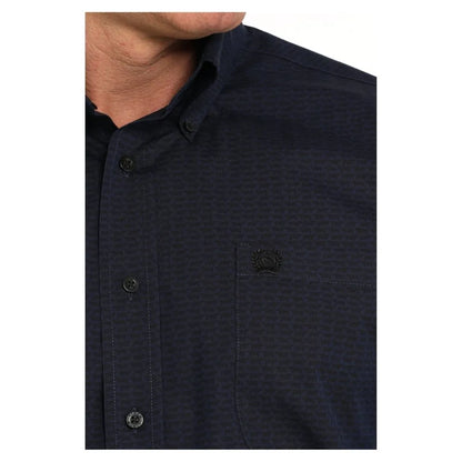 Cinch Men's Cattle Print Button-Down Western Shirt