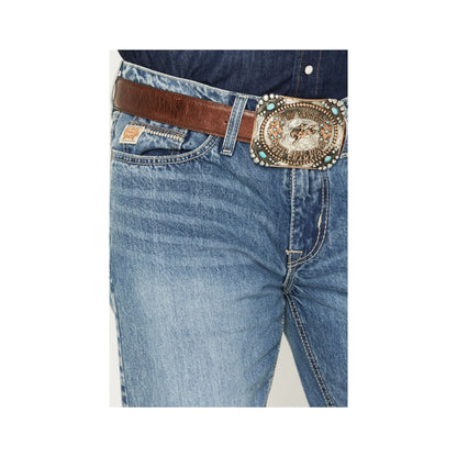 Cinch Men's Grant Light Acid Wash Relaxed Bootcut Jean weis-western-wear
