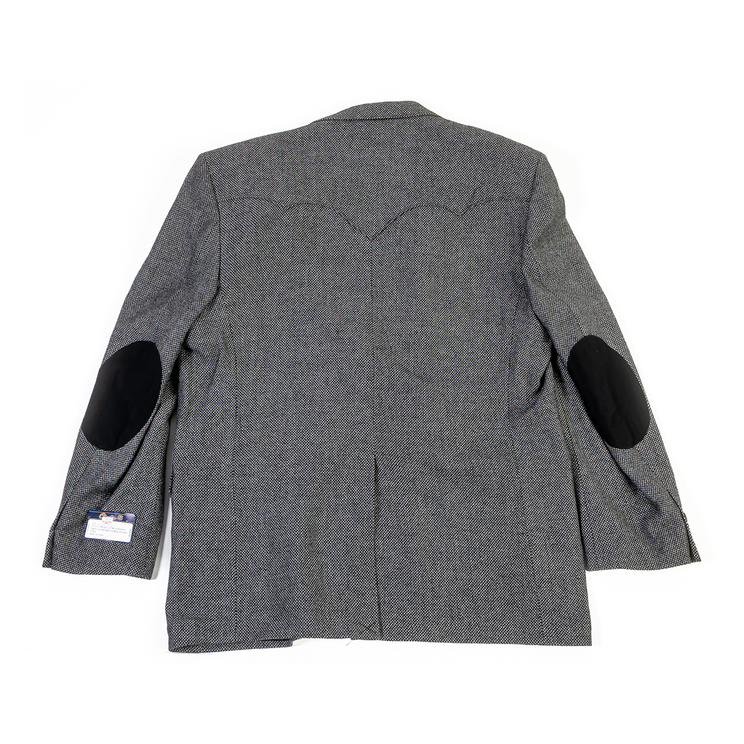 Circle S Men's Sport Jacket Plano Black/Grey Print