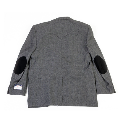 Circle S Men's Sport Jacket Plano Black/Grey Print