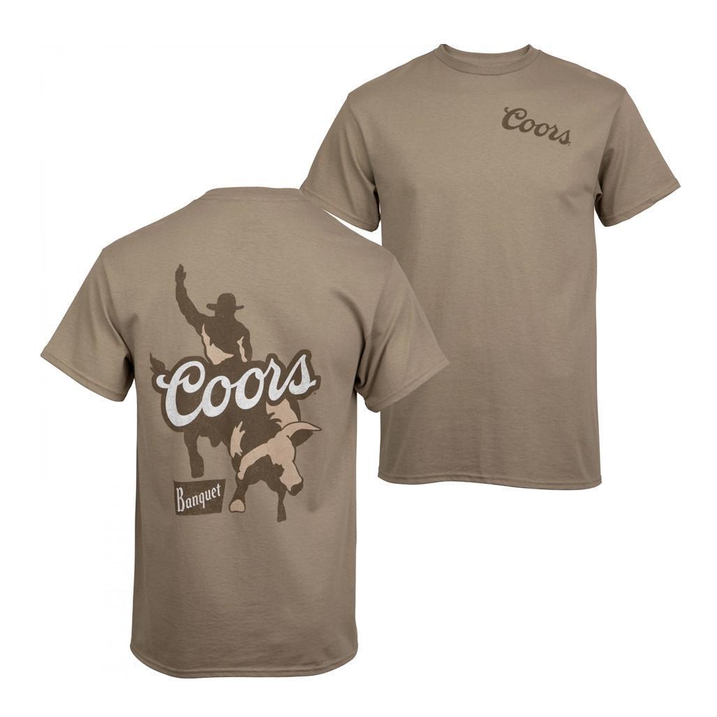 Coors Banquet Men's Sand Bucking Bull T-Shirt