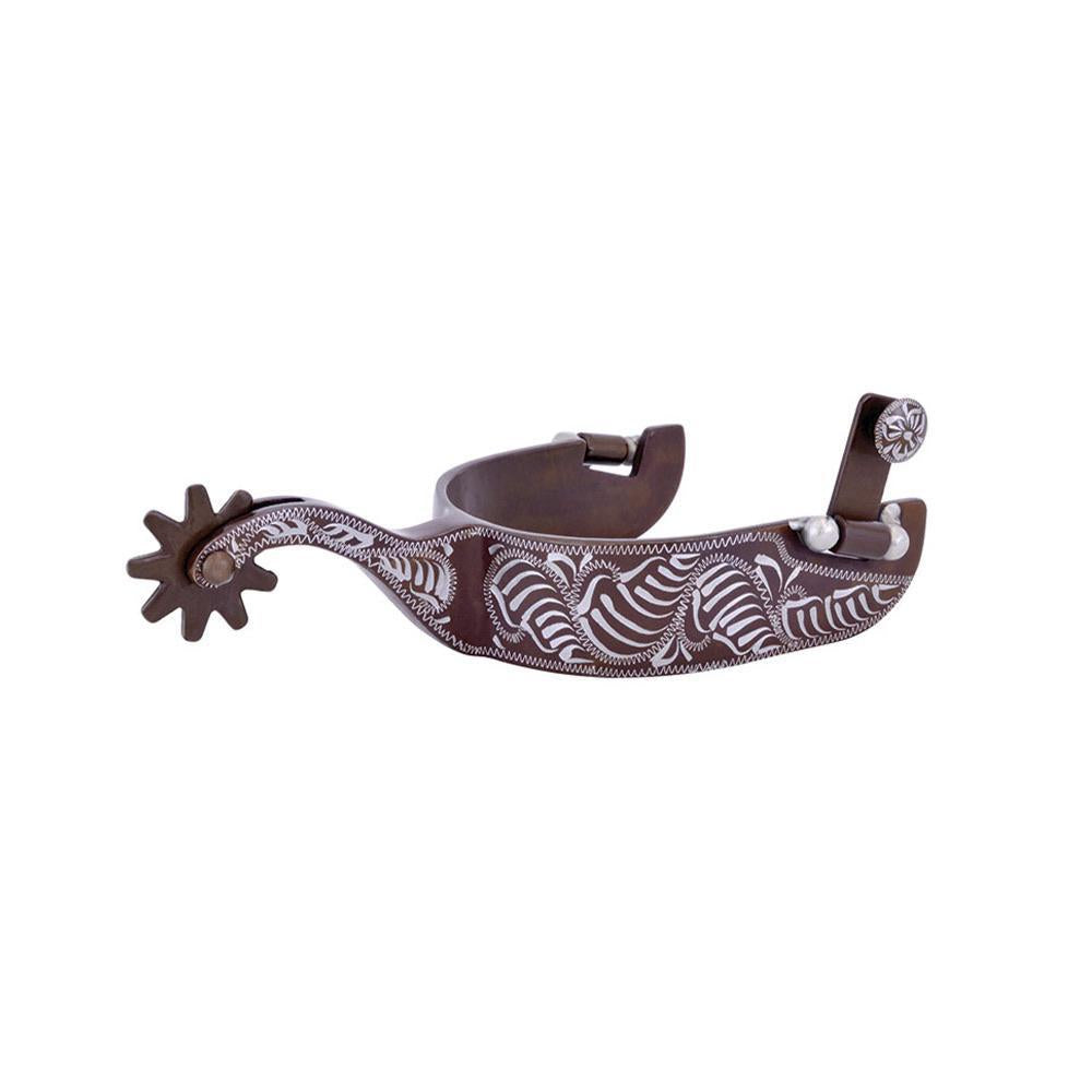 Cowboy Tack Floral Engraved Show ladies Spurs 257985