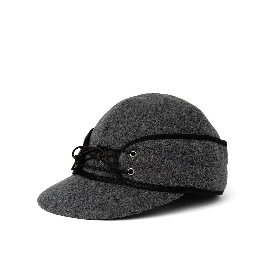 Crown Cap Classic Wool Blend Railroad Cap weis-western-wear