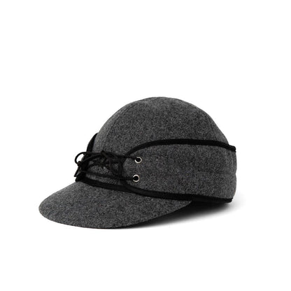 Crown Cap Classic Wool Blend Railroad Cap weis-western-wear