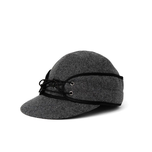 Crown Cap Classic Wool Blend Railroad Cap weis-western-wear