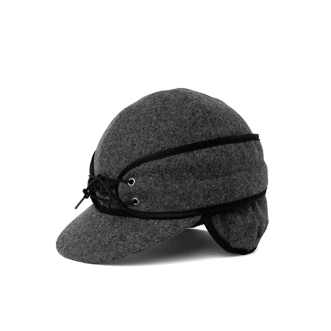 Crown Cap Classic Wool Blend Railroad Cap weis-western-wear