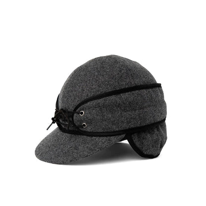 Crown Cap Classic Wool Blend Railroad Cap weis-western-wear