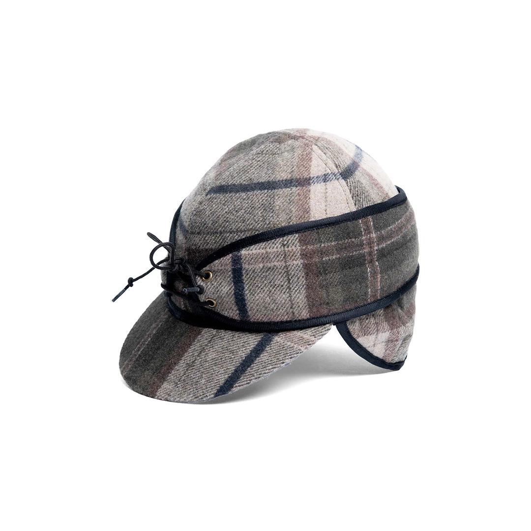 Crown Cap Woodland Plaid Railroad Winter Cap weis-western-wear