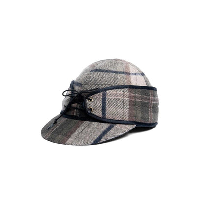 Crown Cap Woodland Plaid Railroad Winter Cap weis-western-wear