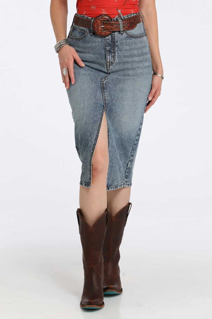 Cruel Denim Women's Ashlynn Midi Skirt