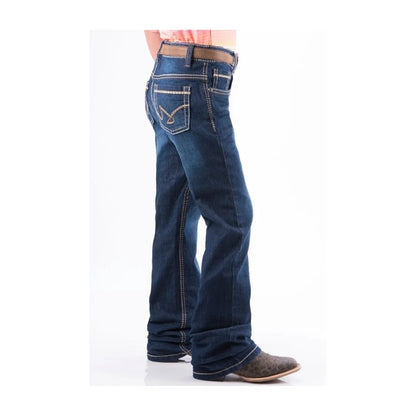 Cruel Girls Lucy Dark Denim Mid Rise Boot Cut Jean