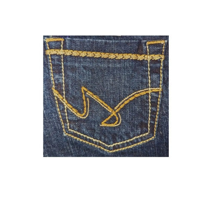 Cruel Girls Lucy Dark Denim Mid Rise Boot Cut Jean
