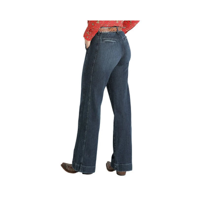 Cruel Women's Wide Leg Dark Wash Jeans