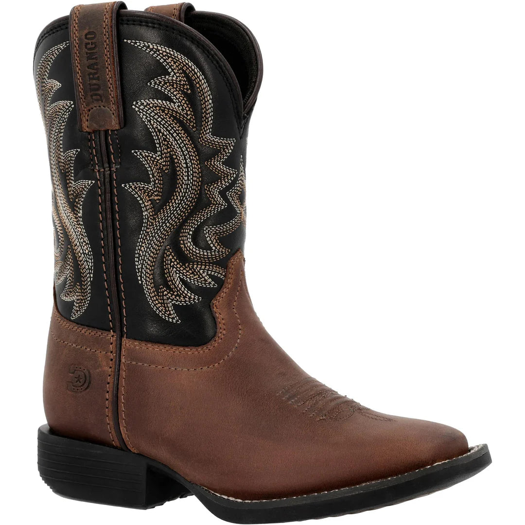 Durango Boy's Shyloh Brawny Brown/Black Onyx Cowboy Boots weis-western-wear