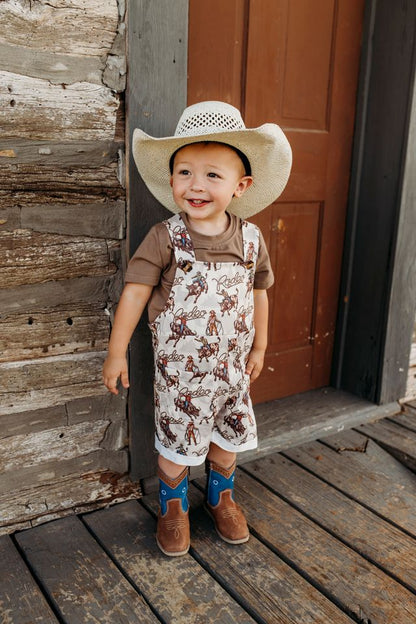 Shea Baby Rodeo Bull Rider Romper Set