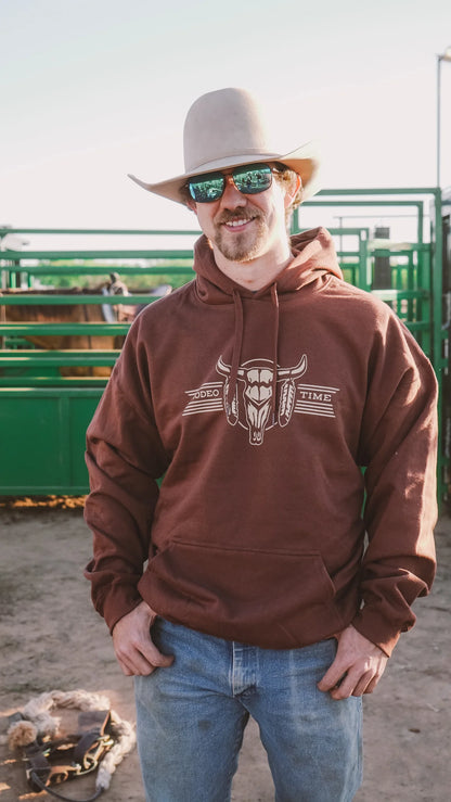 Rodeo Time Desert Bull Hoodie weis-western-wear