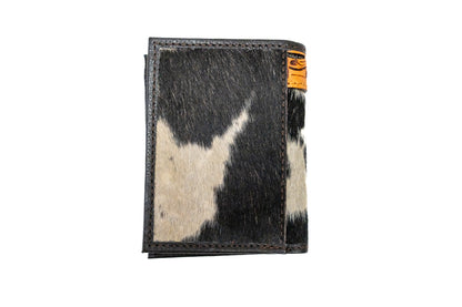 Challenger Bi-fold Cowhide Floral Leather Wallet