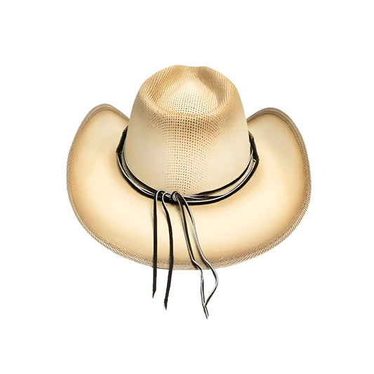 Dallas Hats Straw Western Hat With A Cactus Detailed Hat Band