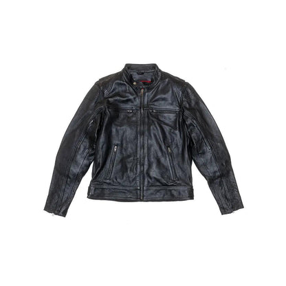 David Moore Men's "Ironback Cruiser" Leather Jacket - Clearance