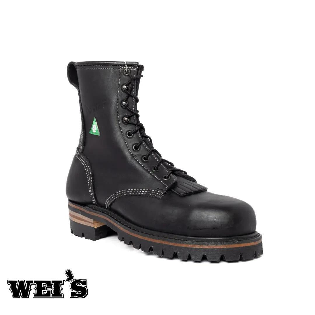 Dayton Edition by Canada West Men's 9" Boots Black 6480