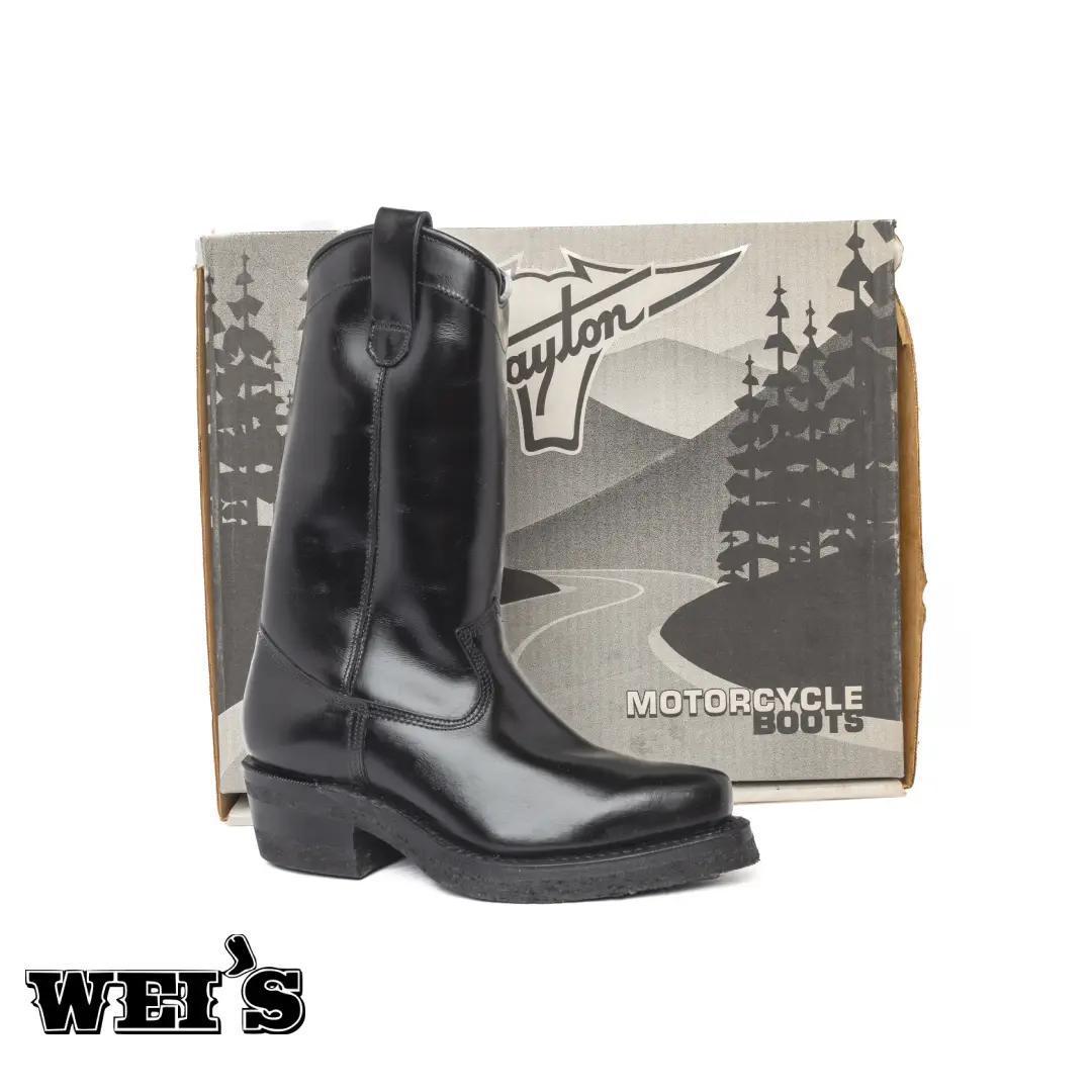 Daytons Men's Black Beauty Motorcycle Boots – Wei's Western Wear