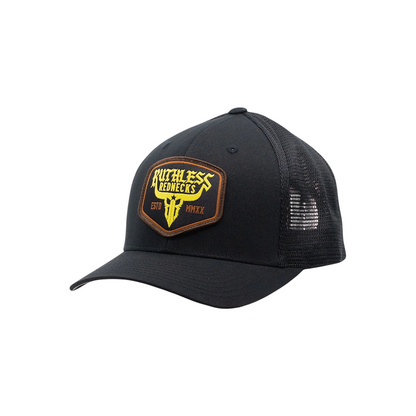 Ruthless Rednecks Raw Talent Curved Brim Black Patch Hat