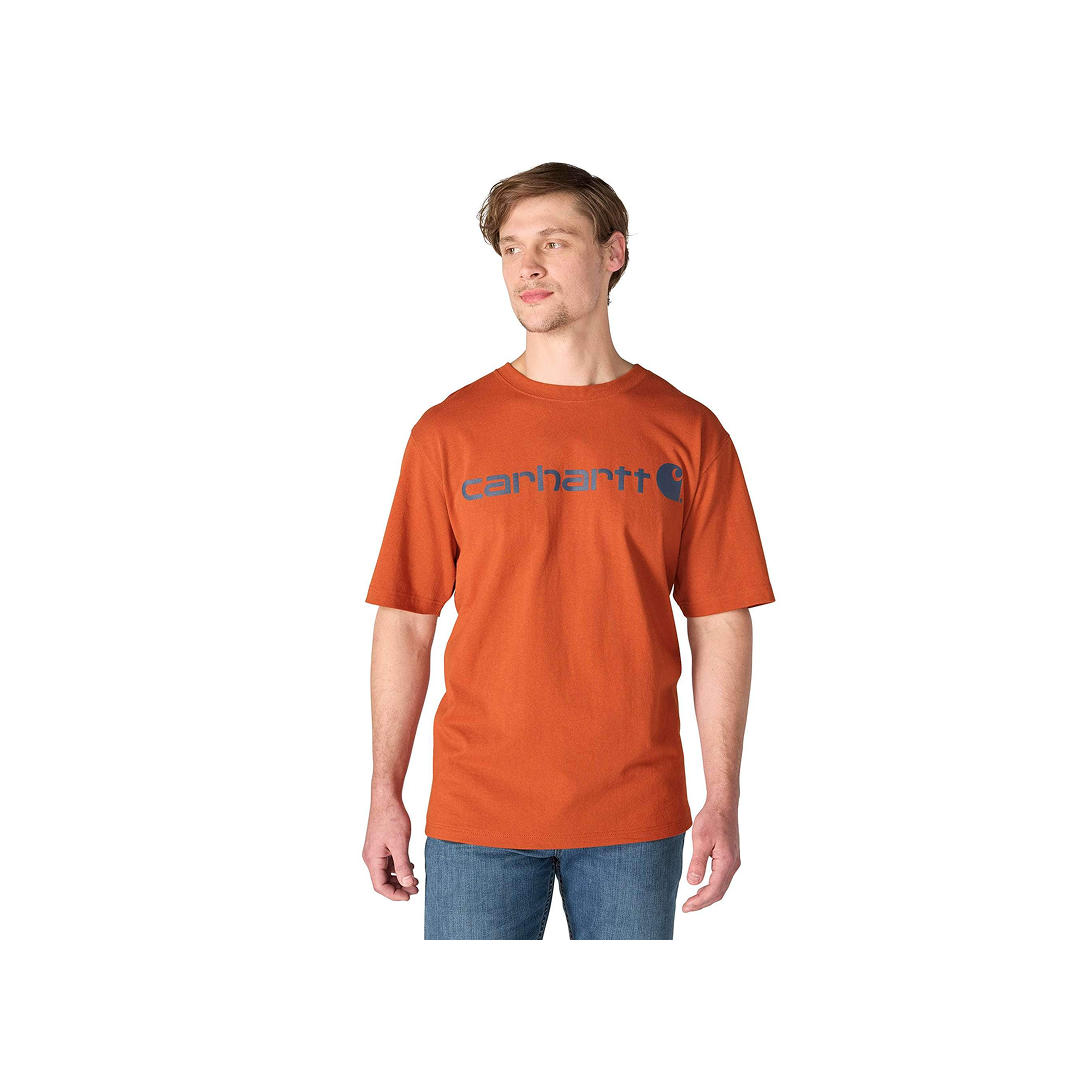 Carhartt Men’s Heavyweight Loose Fit Logo T-Shirt