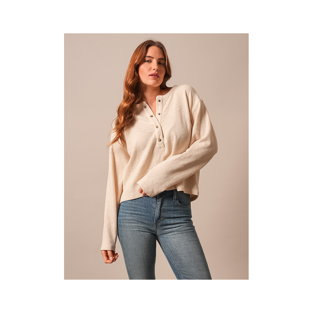Kimes Ranch Women's Sidney Quarter Button Down Long-Sleeve Shirt