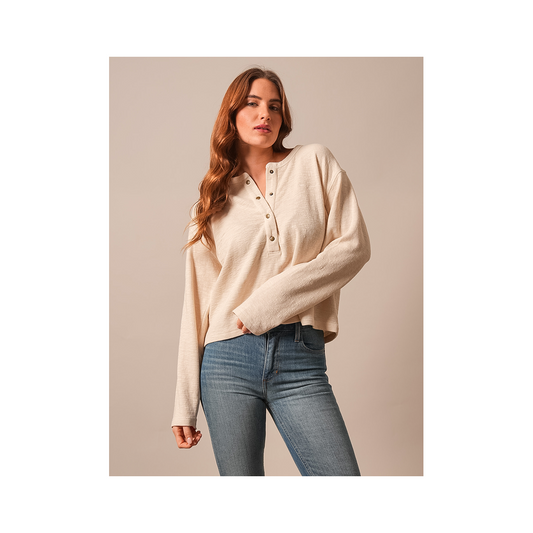 Kimes Ranch Women's Sidney Quarter Button Down Long-Sleeve Shirt