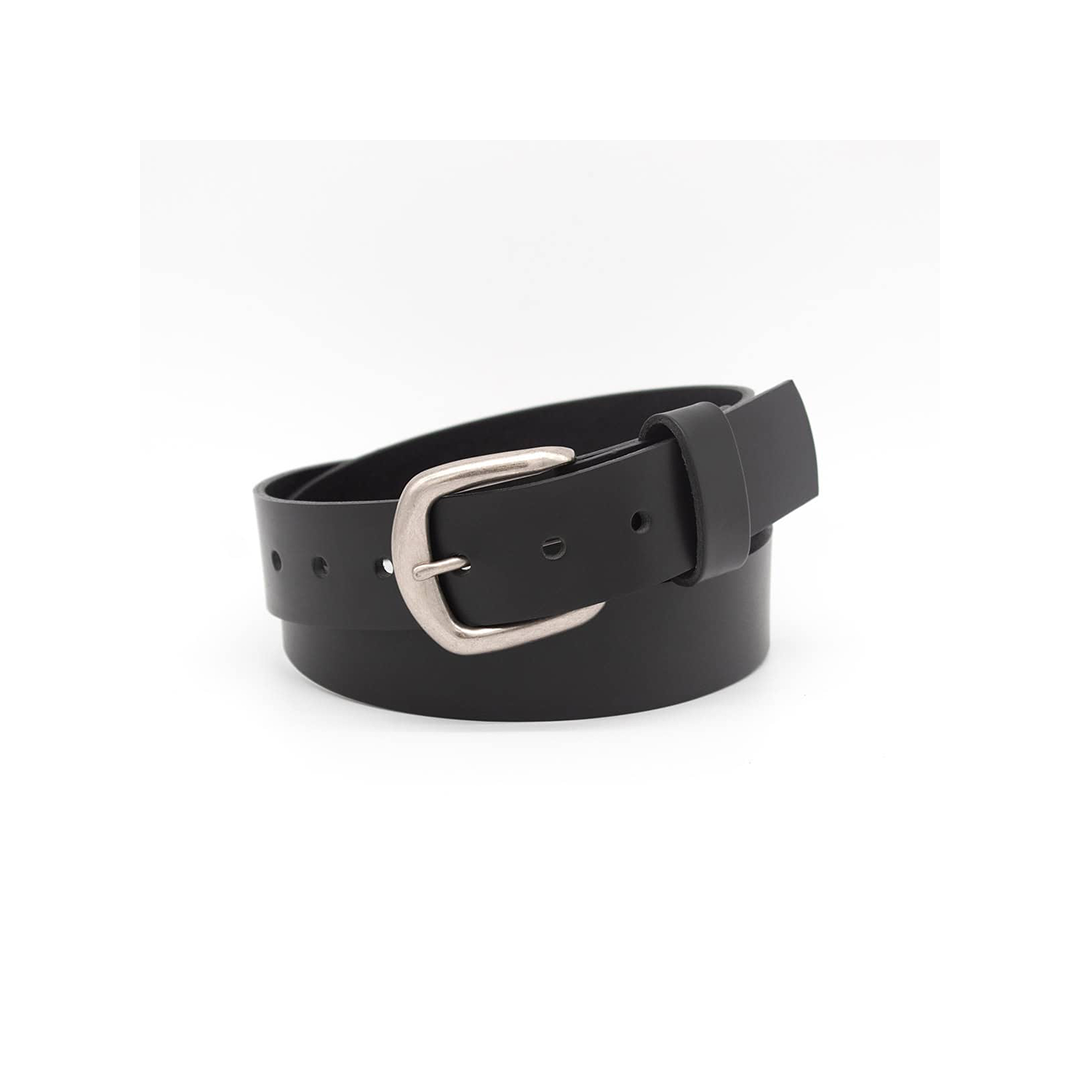 Boston Leather 1.5" Top Grain Smooth Leather Casual Belt