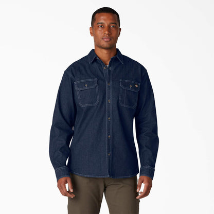 Dickies Flex Denim Long Sleeve Shirt weis-western-wear