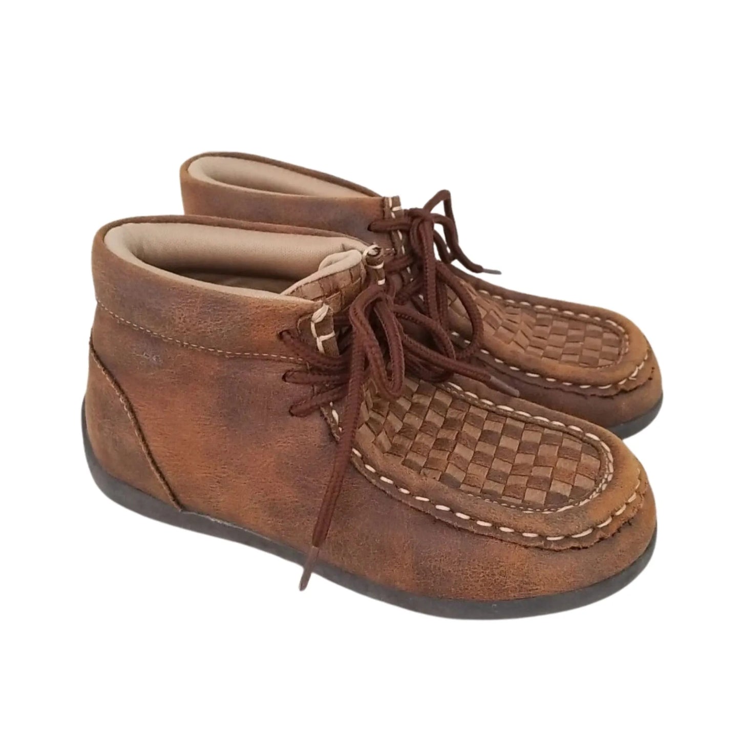 Double Barrel Children's Carson Brown Chukka Shoes weis-western-wear