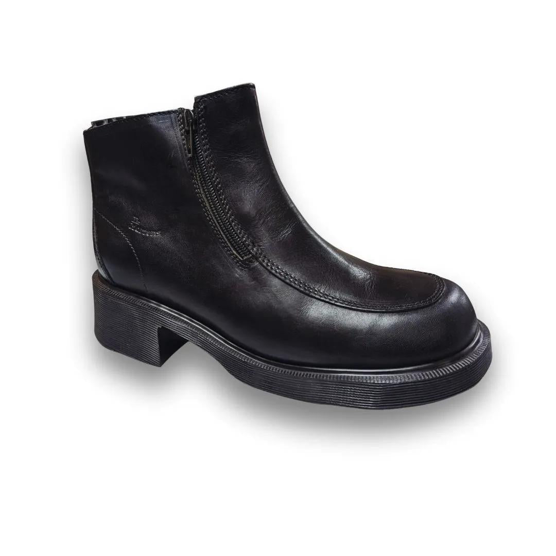 Dr. Martens England Vintage Double Zip Chunky Leather Boots - Clearance*