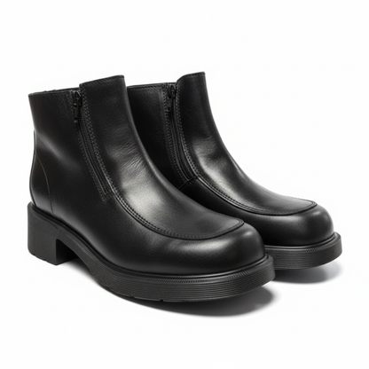 Dr. Martens England Vintage Double Zip Chunky Leather Boots - Clearance*