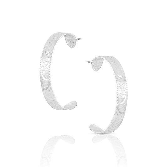 Montana Silver Olivia's Reins Hoop Earrings