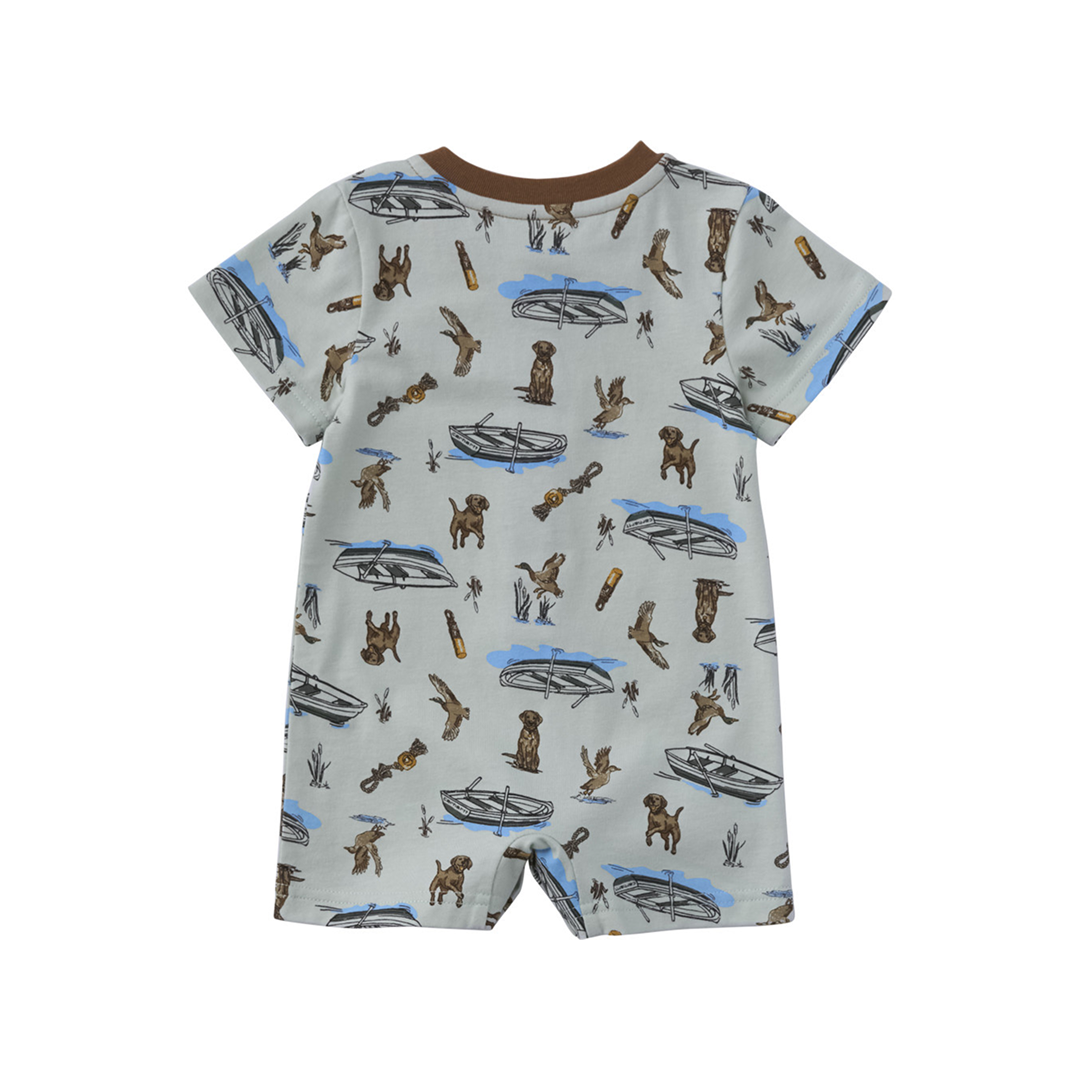 Carhartt Infant's Outdoor Short Sleeve Romper in Light Green weis-western-wear