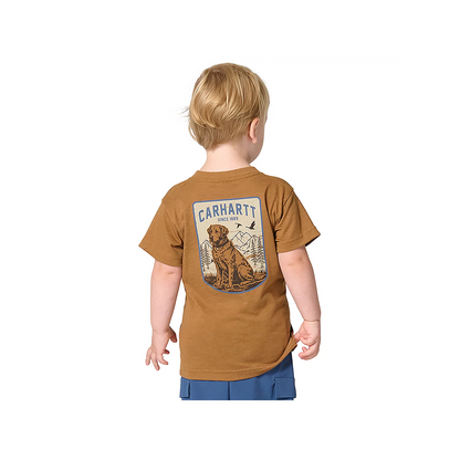 Carhartt Kid's Brown T-Shirt w/ Dog Graphic weis-western-wear