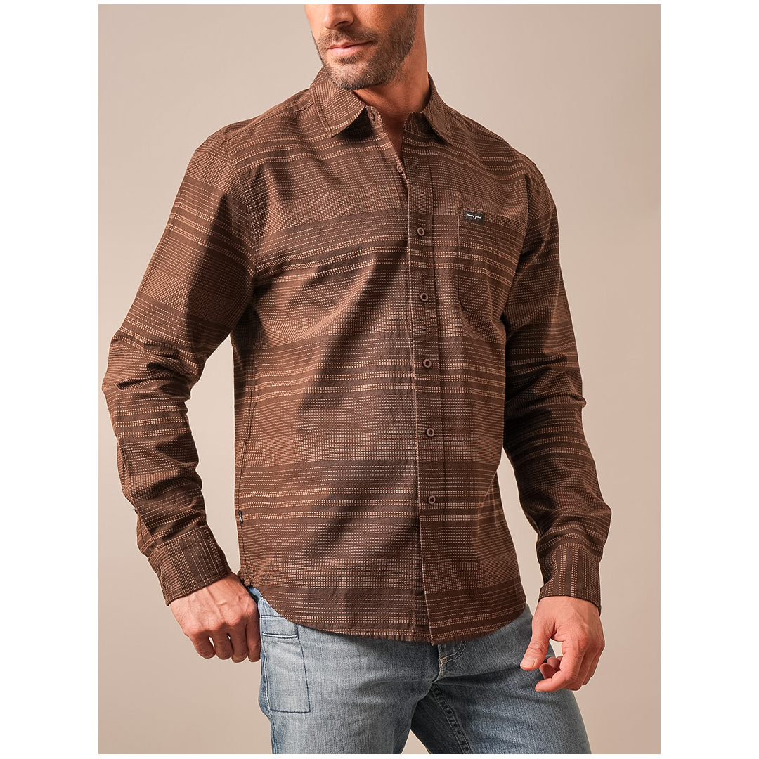 Kimes Ranch Men's Dash Long Sleeve Button Up Shirt