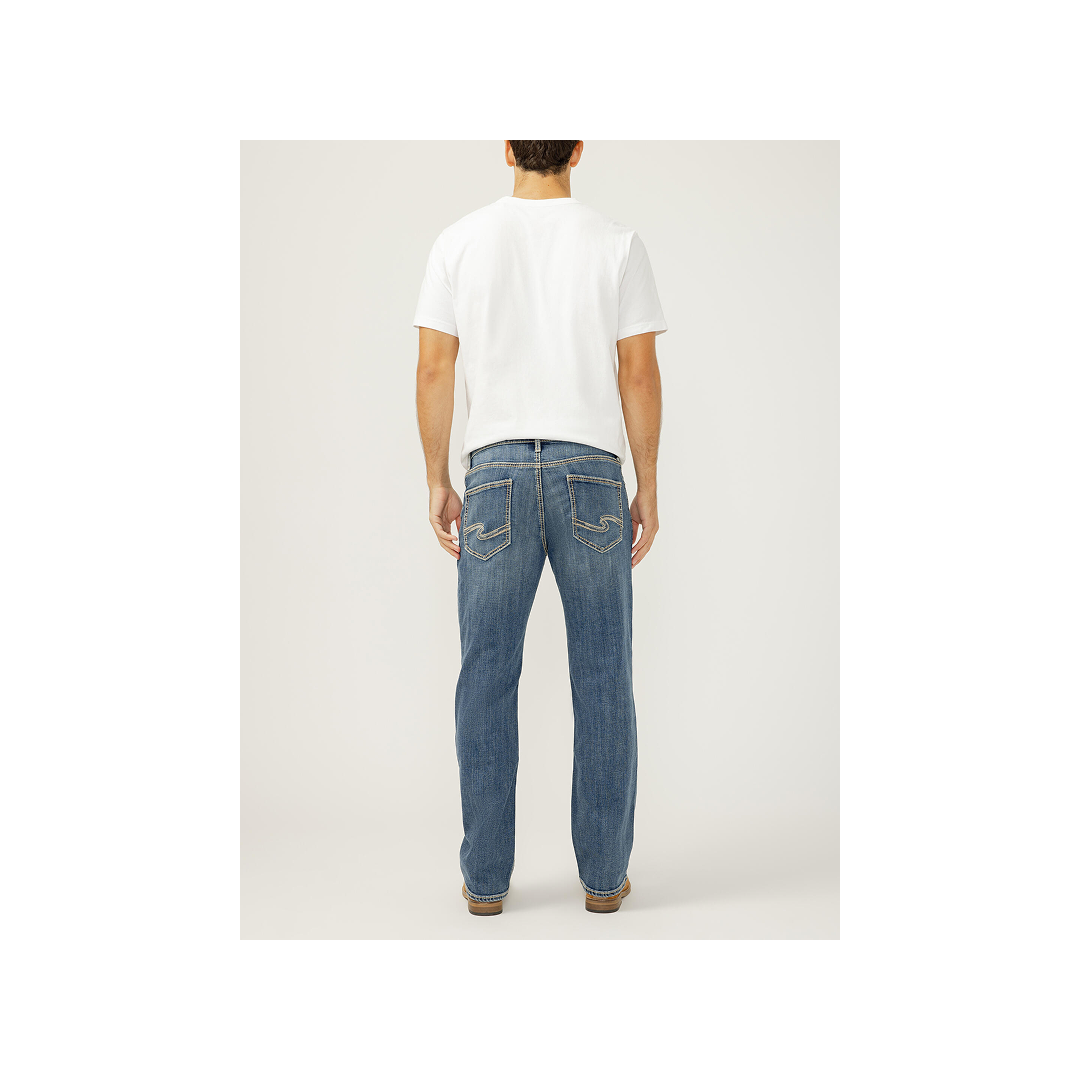 Silver Jeans Co Men's Zac Relaxed Fit Straight Leg Jean
