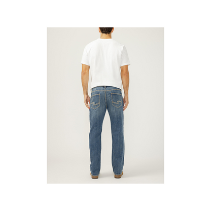 Silver Jeans Co Men's Zac Relaxed Fit Straight Leg Jean