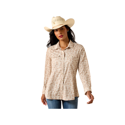 Ariat Women's Western Print VentTEK Long Sleeve Snap Western Shirt